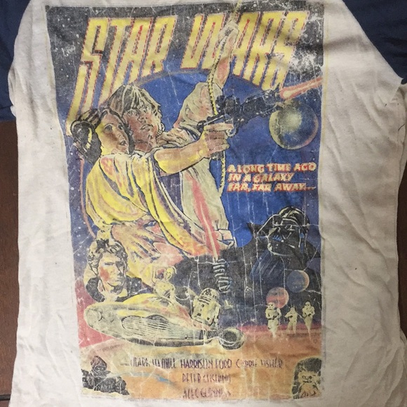 Star Wars Vintage Styled Mid-Sleeve - Picture 2 of 4